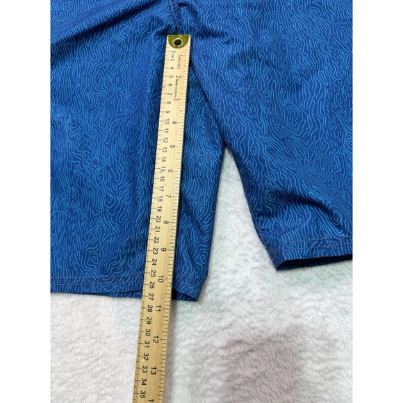 Bright Blue Print NORTH FACE SWIM TRUNKS BOARD SHORTS YOUTH BOYS XL 18/ - Picture 10 of 12